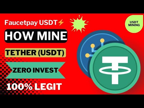 Faucetpay USDT Mining 2023 | Faucetpay | Crypto Mining for beginners 2023 | 1000 Mh/s Power Free