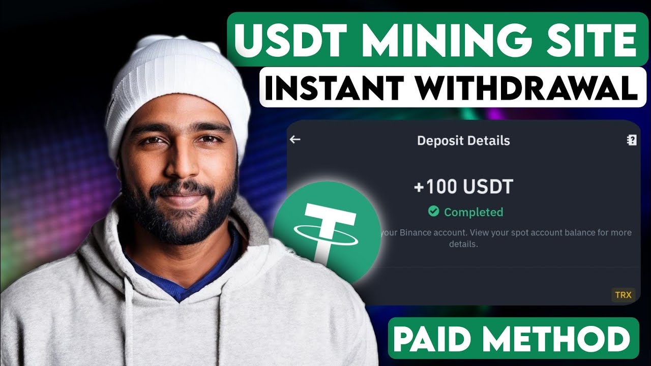 ⭐ New Easy USDT Crypto Mining ⭐ USDT MINING INSTANT WITHDRAWAL Guide | New USDT Paid Earning Site