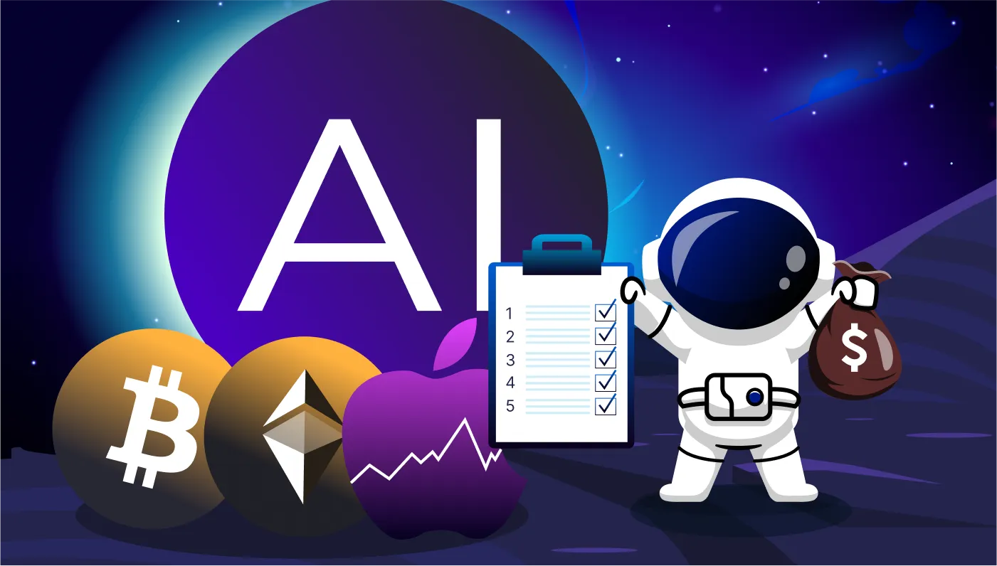 Top 5 Reasons to Use AI to Invest in Bitcoin, Ether and Apple Stock