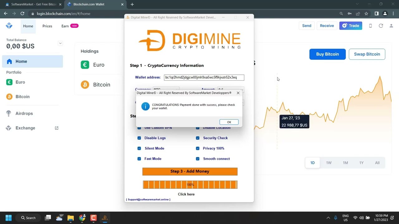 DigiMine Crypto Mining V7 5 Software   Made with Clipchamp