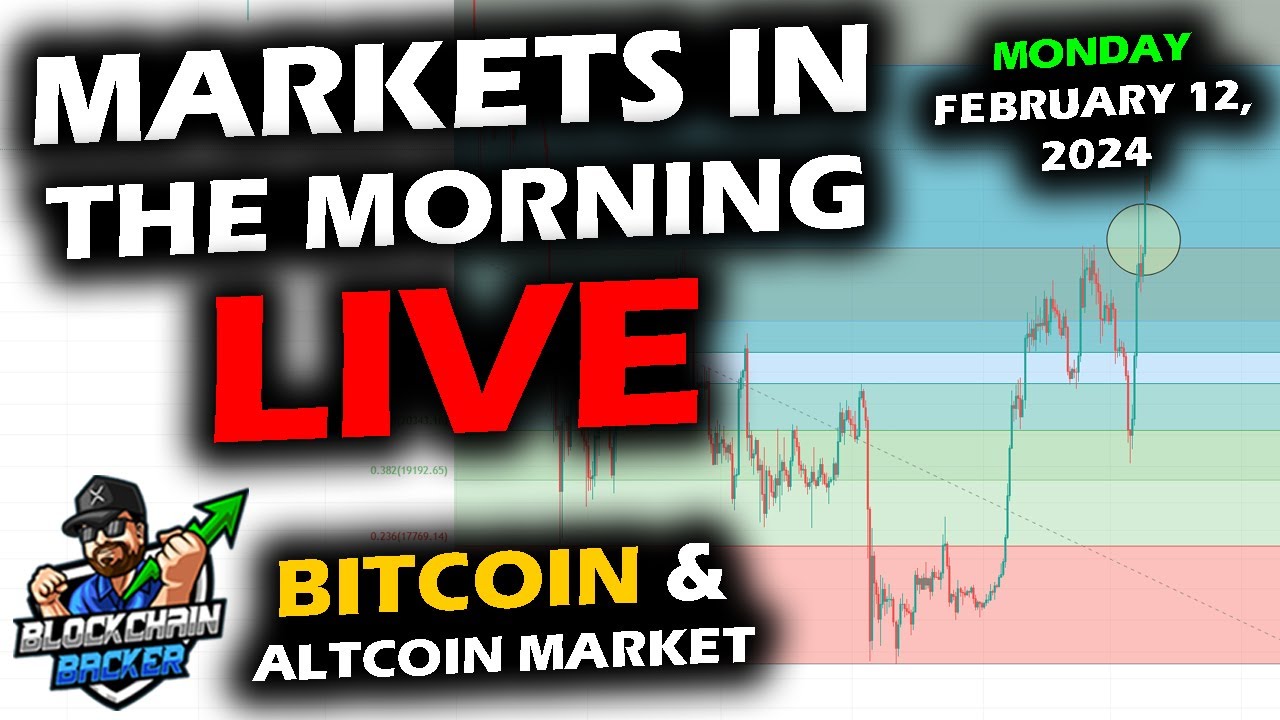 MARKETS in the MORNING, 2/12/2024, Bitcoin ,900 .618 Retrace, Mix Start, Stocks at 4.236, DXY 104