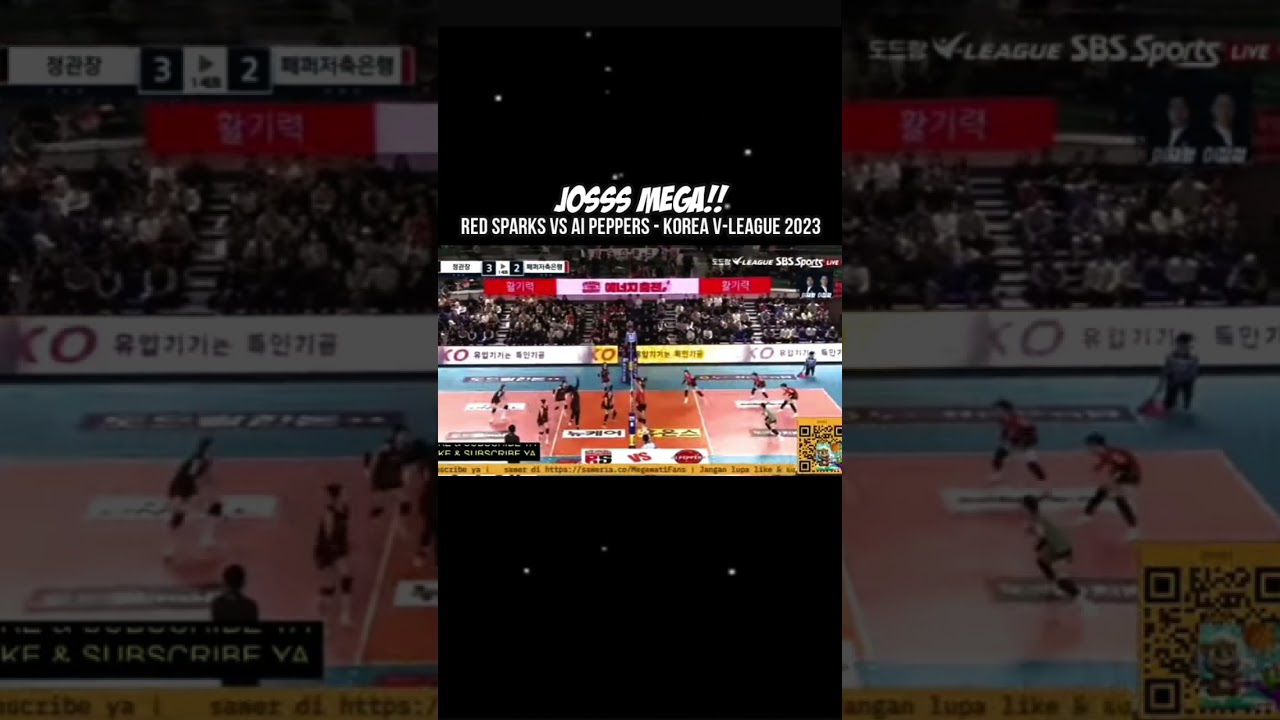 ULANGAN MEGAWATI RED SPARKS VS AI PEPPERS – KOREA V-LEAGUE 2023 #volleyball #berita #jokernews