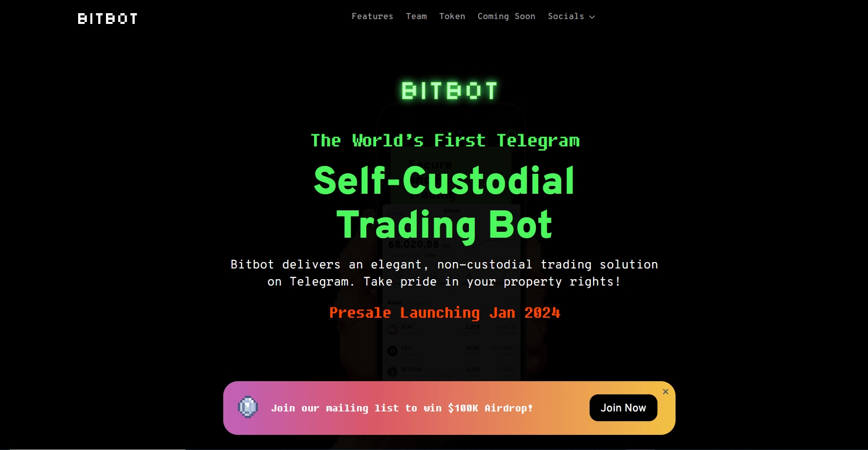 BITBOT: A 200x token welcoming the world’s first self-custodial trading bot