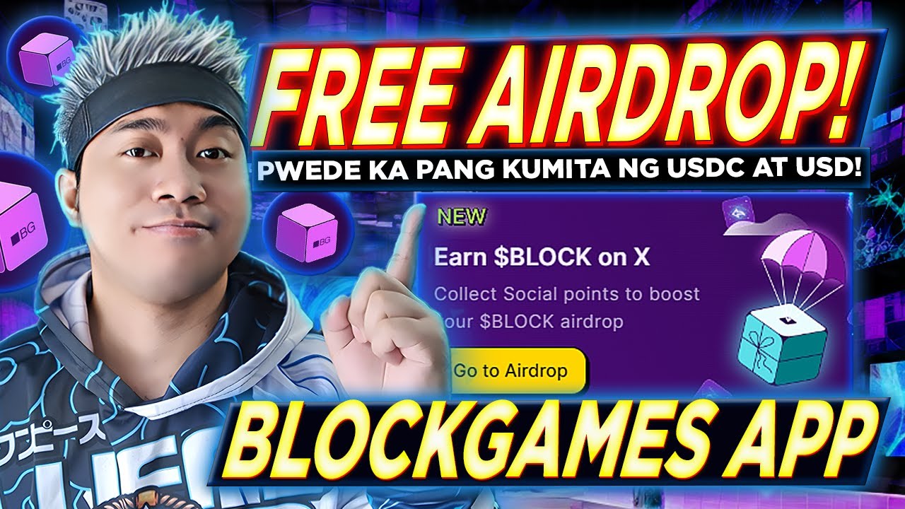 $BLOCK FREE AIRDROP SA MOBILE MO! | BlockGames Free Crypto Guide Tagalog | How to Earn Crypto Points