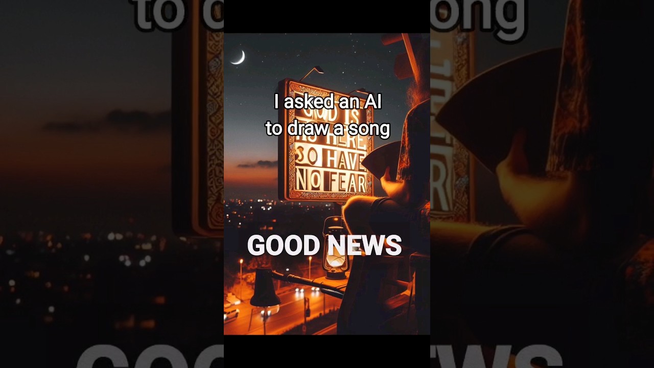 I asked an AI to draw the song "Good news" from Coby James