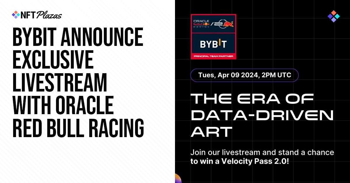 Bybit Announce Exclusive Livestream With Oracle Red Bull Racing